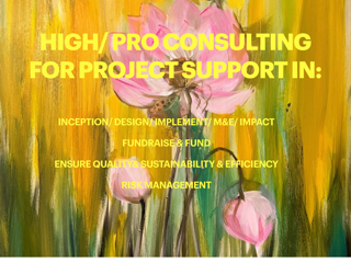 HIGH/PRO CONSULTING FOR PROJECT SUPPORT IN: INCEPTION/ DESIGN/ IMPLEMENT/ M&E/ IMPACT FUNDRAISE & FUND ENSURE QUALITY & SUSTAINABILITY & EFFCIENCY RISK MANAGEMENT